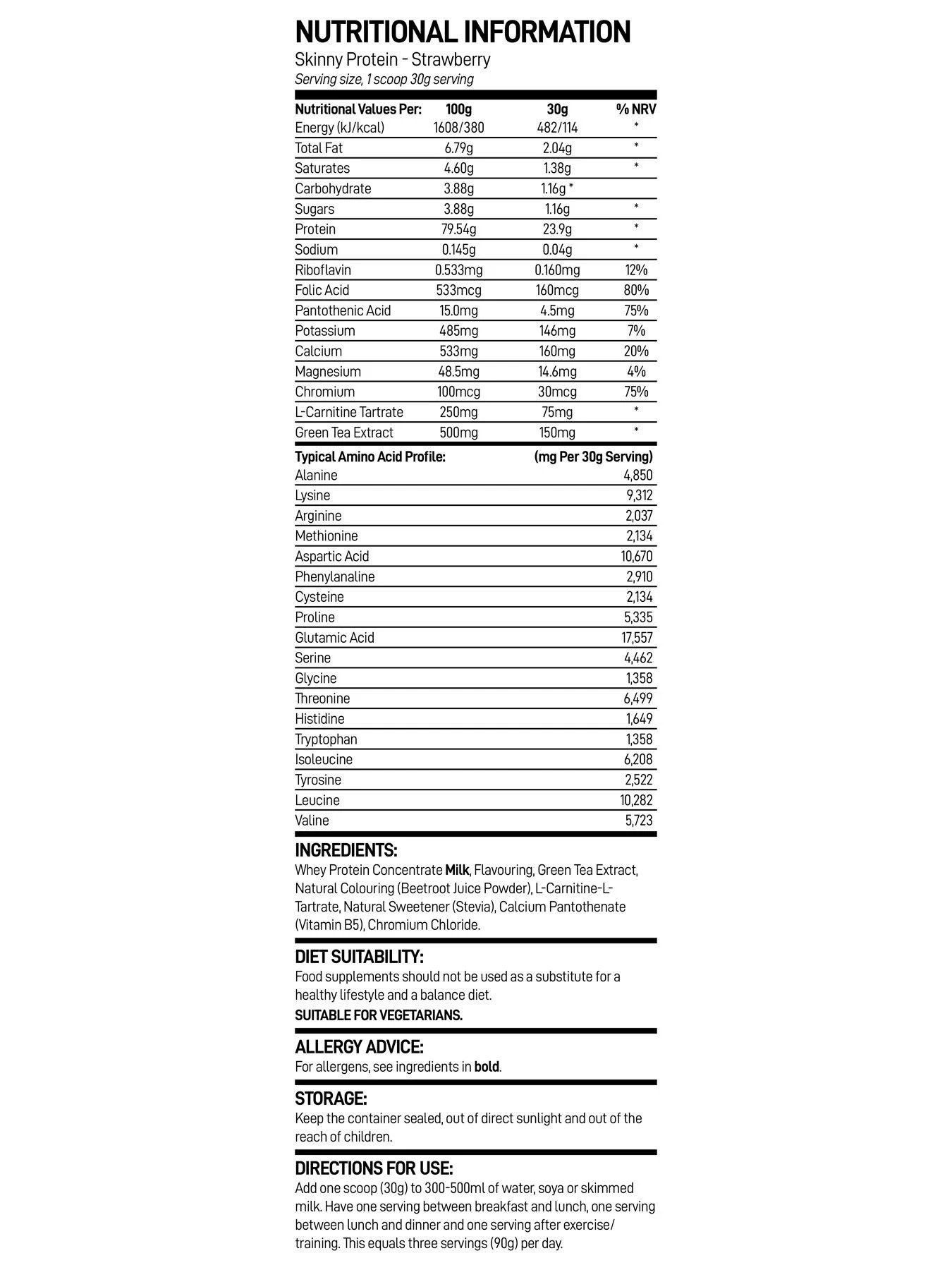 Bio Synergy Skinny Protein Shake 700g 4 Bio Synergy Skinny Protein Shake 700g - Image 4