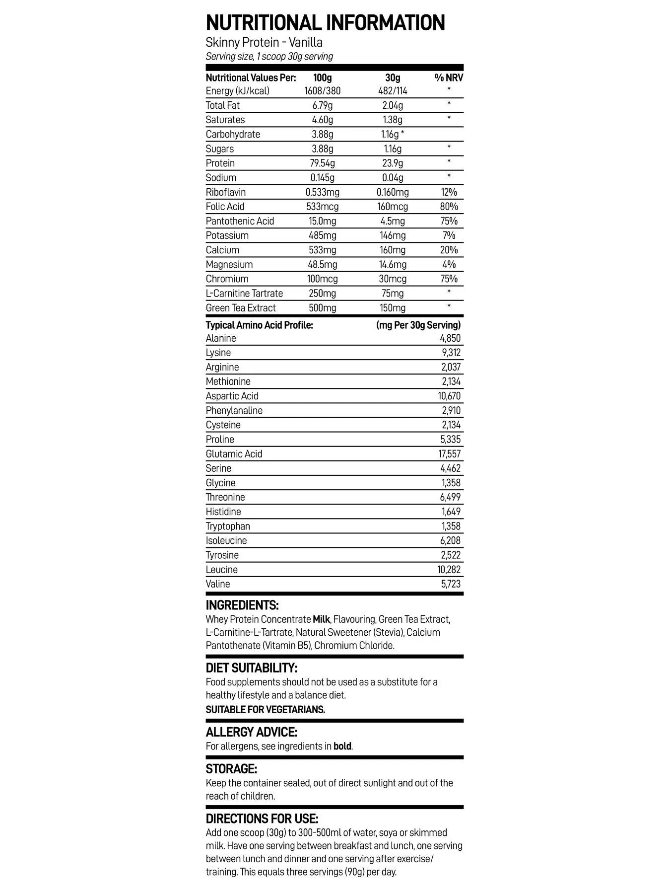 Bio Synergy Skinny Protein Shake 700g 5 Bio Synergy Skinny Protein Shake 700g - Image 5