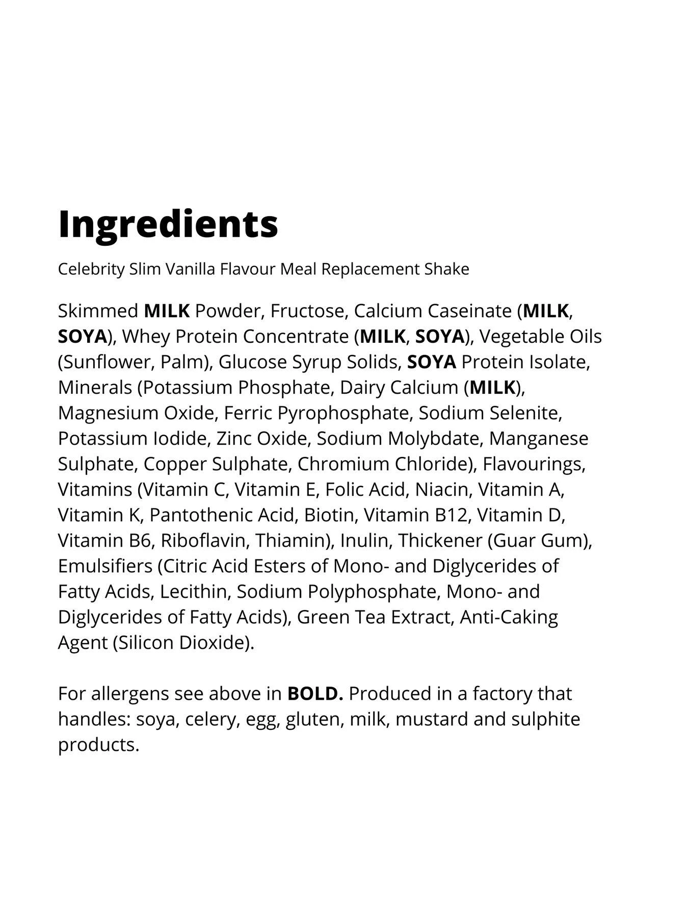 Celebrity Slim 20 Shake Variety Pack - 1100 Grams, Contents: 4 X Chocolate, 2 X Vanilla, 2 X Banana, 2 X Strawberry, 2 X Caramel 2 X Café Latte. 2 Celebrity Slim 20 Shake Variety Pack - 1100 Grams, Contents: 4 X Chocolate, 2 X Vanilla, 2 X Banana, 2 X Strawberry, 2 X Caramel 2 X Café Latte. - Image 2