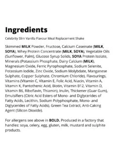 Celebrity Slim 20 Shake Variety Pack - 1100 Grams, Contents: 4 X Chocolate, 2 X Vanilla, 2 X Banana, 2 X Strawberry, 2 X Caramel 2 X Café Latte. 9 Celebrity Slim 20 Shake Variety Pack - 1100 Grams, Contents: 4 X Chocolate, 2 X Vanilla, 2 X Banana, 2 X Strawberry, 2 X Caramel 2 X Café Latte. -APPLE || PURE2IMPROVE || Sonik Sales Store 4WVYY SQ3 0000000099 N A SLd