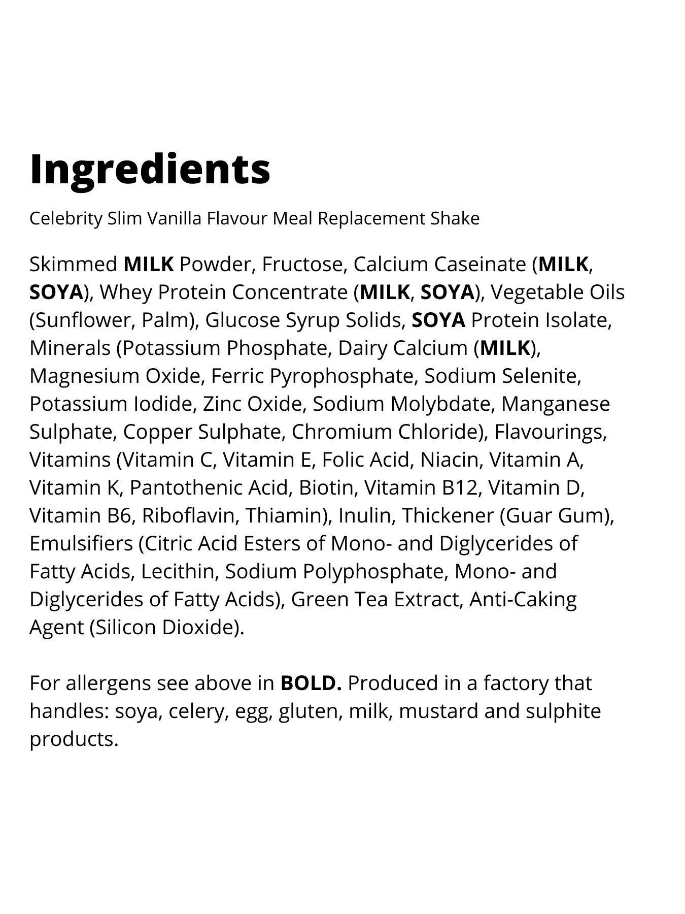 Celebrity Slim 20 Shake Variety Pack - 1100 Grams, Contents: 4 X Chocolate, 2 X Vanilla, 2 X Banana, 2 X Strawberry, 2 X Caramel 2 X Café Latte. 3 Celebrity Slim 20 Shake Variety Pack - 1100 Grams, Contents: 4 X Chocolate, 2 X Vanilla, 2 X Banana, 2 X Strawberry, 2 X Caramel 2 X Café Latte. - Image 3