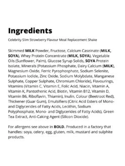 Celebrity Slim 20 Shake Variety Pack - 1100 Grams, Contents: 4 X Chocolate, 2 X Vanilla, 2 X Banana, 2 X Strawberry, 2 X Caramel 2 X Café Latte. 11 Celebrity Slim 20 Shake Variety Pack - 1100 Grams, Contents: 4 X Chocolate, 2 X Vanilla, 2 X Banana, 2 X Strawberry, 2 X Caramel 2 X Café Latte. -APPLE || PURE2IMPROVE || Sonik Sales Store 4WVYY SQ5 0000000099 N A SLd2