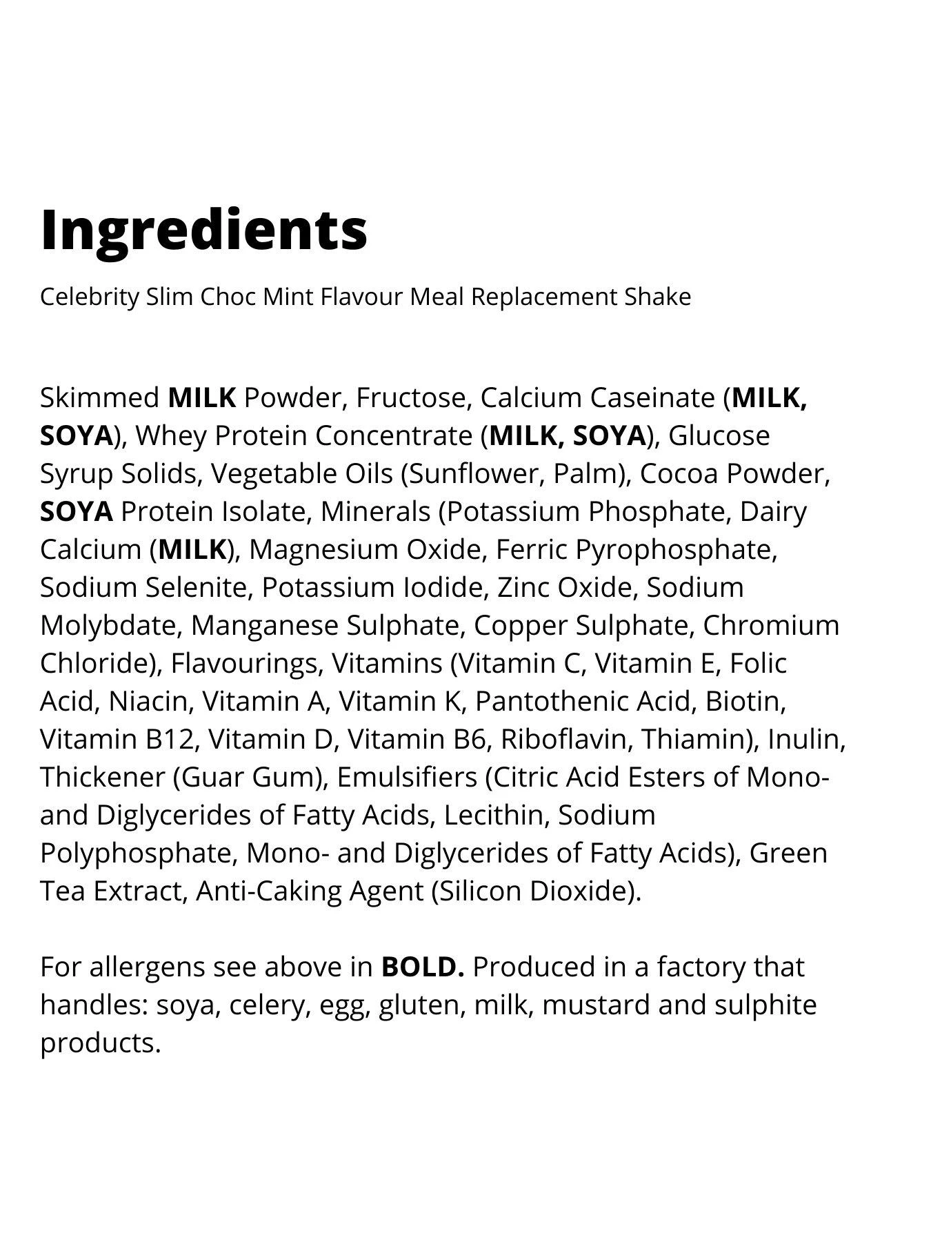 Celebrity Slim 20 Shake Variety Pack - 1100 Grams, Contents: 4 X Chocolate, 2 X Vanilla, 2 X Banana, 2 X Strawberry, 2 X Caramel 2 X Café Latte. 7 Celebrity Slim 20 Shake Variety Pack - 1100 Grams, Contents: 4 X Chocolate, 2 X Vanilla, 2 X Banana, 2 X Strawberry, 2 X Caramel 2 X Café Latte. - Image 7