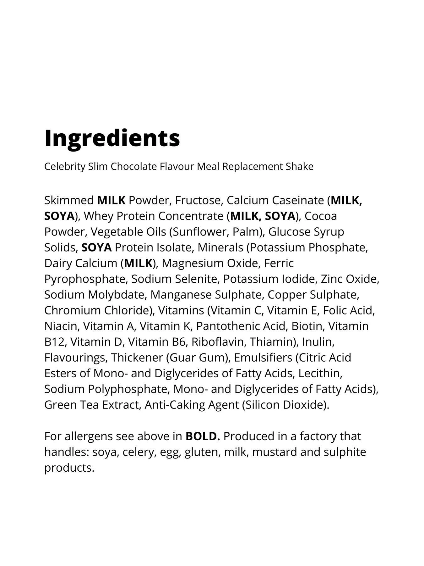 Celebrity Slim 7 Day Variety Shake Pack Total Weight 770 Grams (14 x 55 grams) 2 Celebrity Slim 7 Day Variety Shake Pack Total Weight 770 Grams (14 x 55 grams) - Image 2
