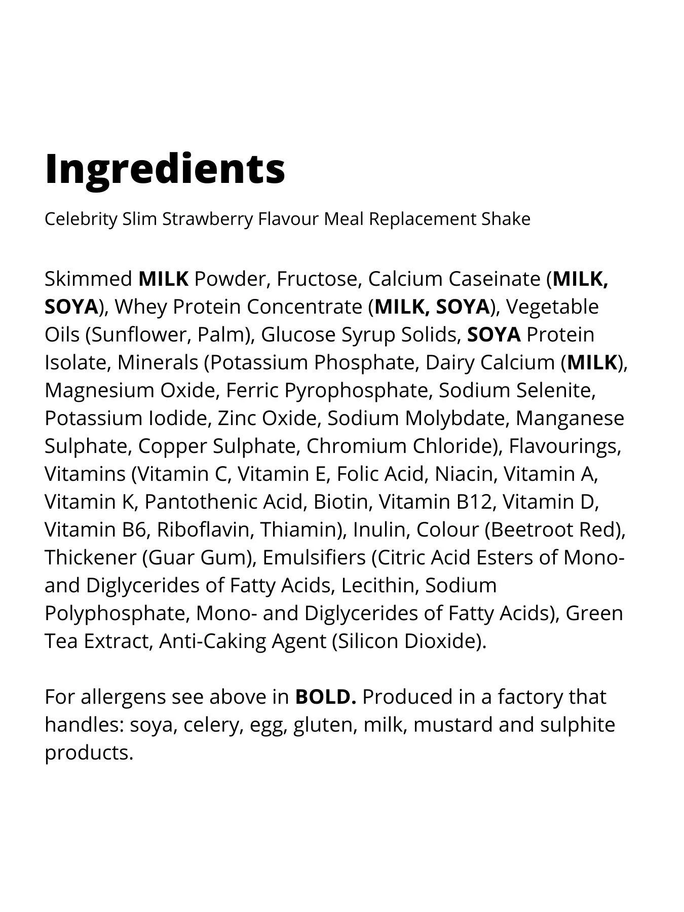 Celebrity Slim 7 Day Variety Shake Pack Total Weight 770 Grams (14 x 55 grams) 3 Celebrity Slim 7 Day Variety Shake Pack Total Weight 770 Grams (14 x 55 grams) - Image 3