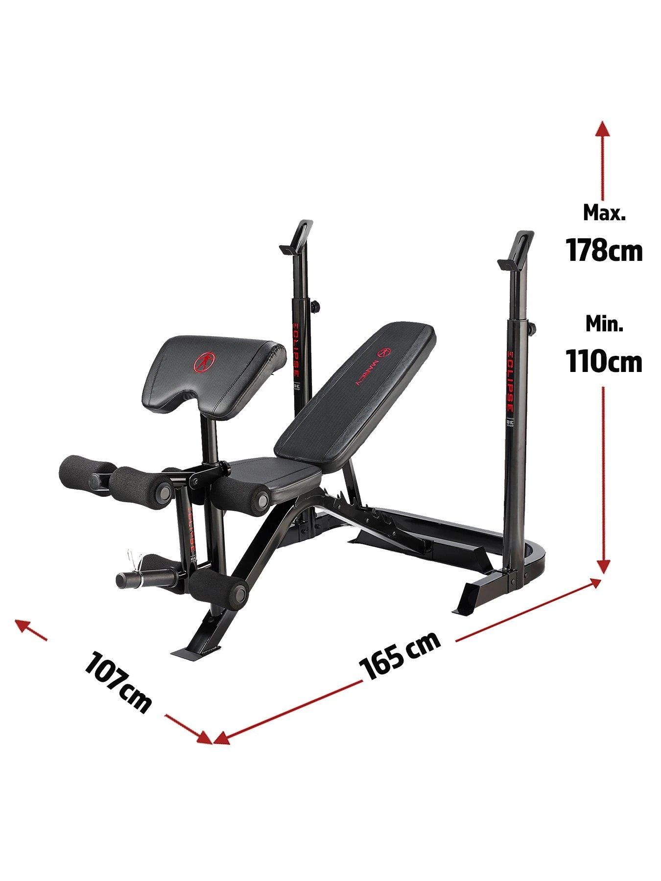 Marcy Eclipse BE3000 Weight Bench And Adjustable Squat Stand 6 Marcy Eclipse BE3000 Weight Bench And Adjustable Squat Stand - Image 6