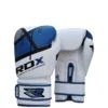 RDX Maya Hide Leather Gloves – Blue/White