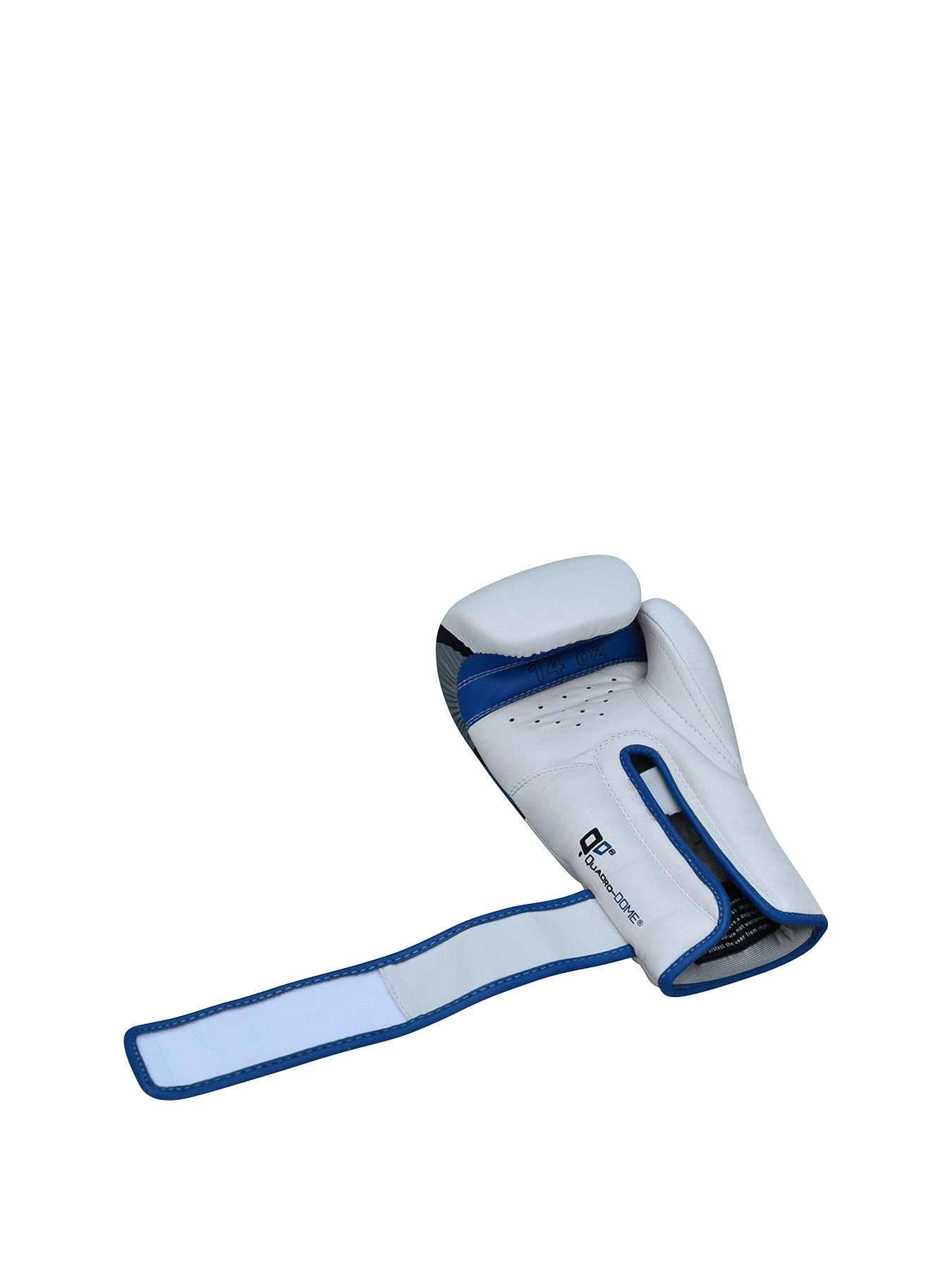 RDX Maya Hide Leather Gloves – Blue/White 2 RDX Maya Hide Leather Gloves – Blue/White - Image 2