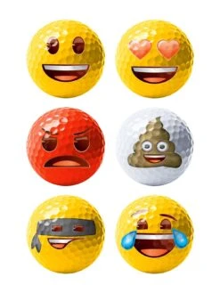 Emoji Golf Balls -APPLE || PURE2IMPROVE || Sonik Sales Store KWN9L SQ5 0000000088 NO COLOR SLd3