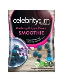 Celebrity Slim CS Blueberry & Apple Smoothies (14 Sachets Total Weight 735 Grams)