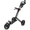 Eze Glide Smart Fold Trolley, With Wheel Cover & Umbrella Holder - Black