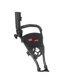 Eze Glide Smart Fold Trolley, With Wheel Cover & Umbrella Holder - Black -APPLE || PURE2IMPROVE || Sonik Sales Store LQAKM SQ3 0000000004 BLACK SLd1