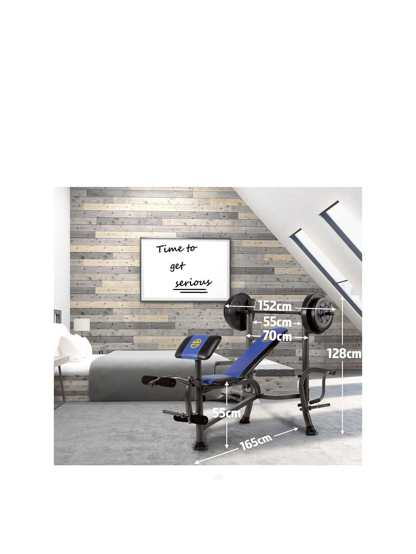 Marcy Starter Bench With 36kg Weight Set 3 Marcy Starter Bench With 36kg Weight Set - Image 3