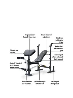 Marcy Folding Standard Weight Bench With Rack -APPLE || PURE2IMPROVE || Sonik Sales Store MT73V SQ3 0000000004 BLACK SLd