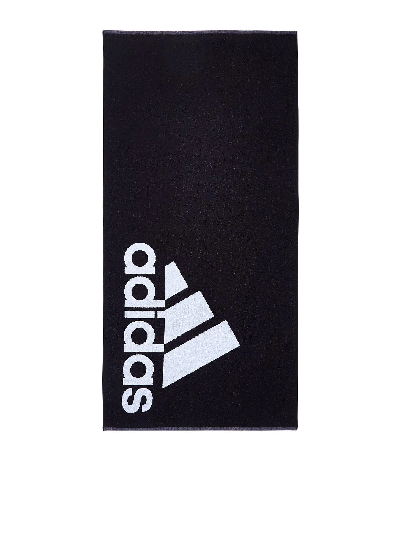 Adidas Men's Towel L - BLACK/WHITE 1 Adidas Men's Towel L - BLACK/WHITE