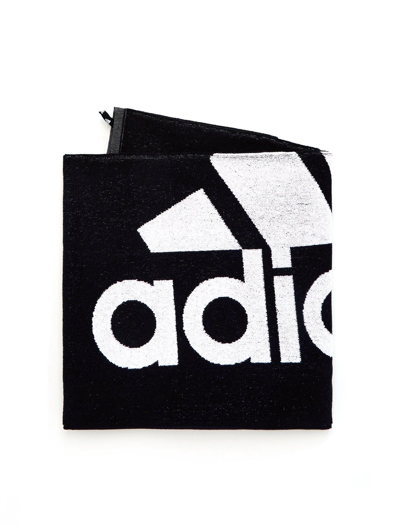 Adidas Men's Towel L - BLACK/WHITE 2 Adidas Men's Towel L - BLACK/WHITE - Image 2