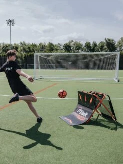 Football Flick Urban Soccer Skills Trainer -APPLE || PURE2IMPROVE || Sonik Sales Store PUXLJ SQ4 0000000301 BLACK ORANGE SLd1