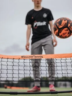 Football Flick Urban Mini Soccer Tennis Football Set 10 Football Flick Urban Mini Soccer Tennis Football Set -APPLE || PURE2IMPROVE || Sonik Sales Store PV33J SQ3 0000000301 BLACK ORANGE SLd