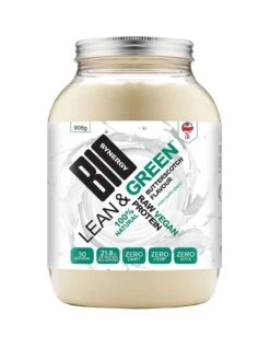 Bio Synergy Lean & Green Butterscotch Flavour Vegan Protein 908 Grams