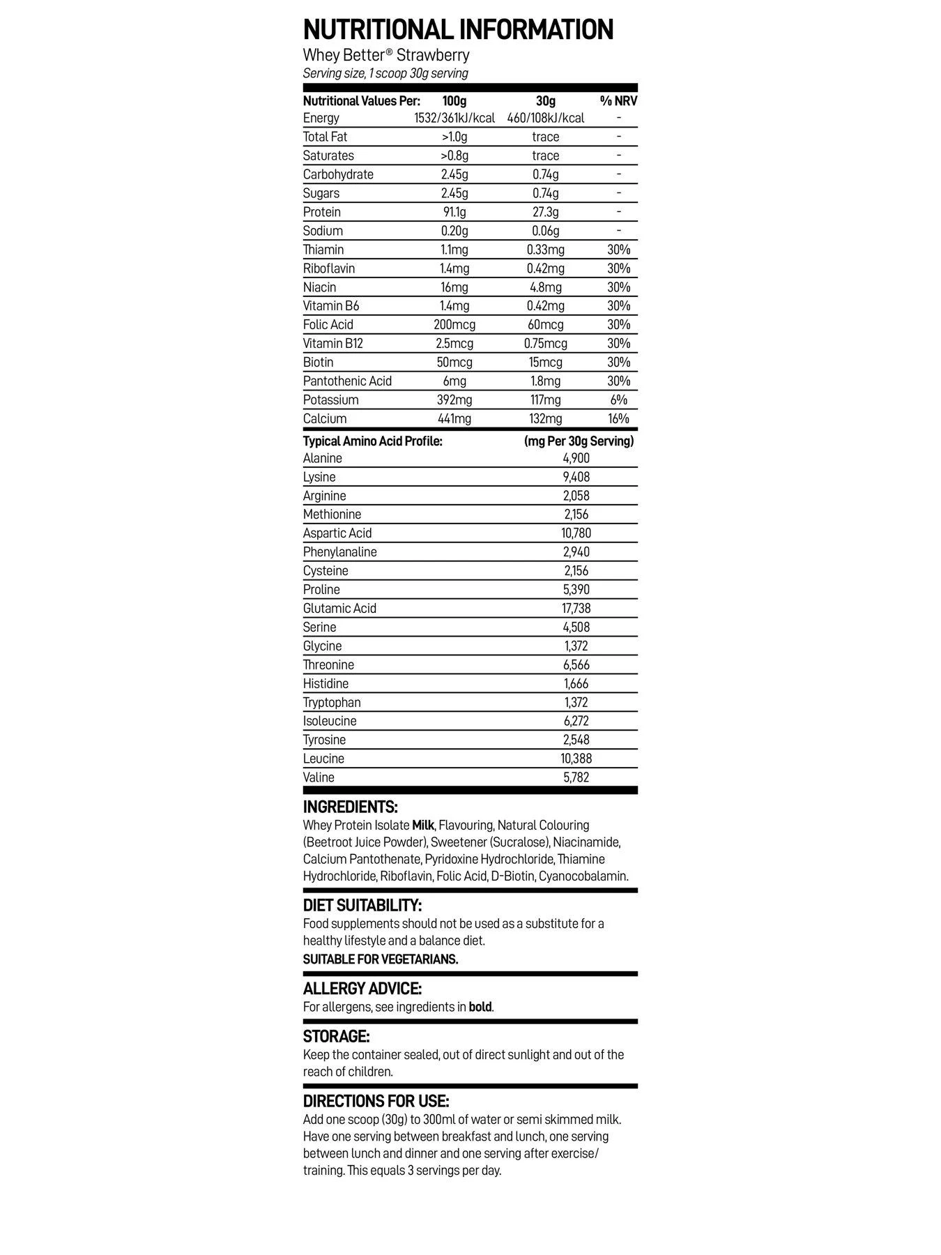Bio Synergy Whey Better Protein Powder (Strawberry) - 2250 grams 2 Bio Synergy Whey Better Protein Powder (Strawberry) - 2250 grams - Image 2