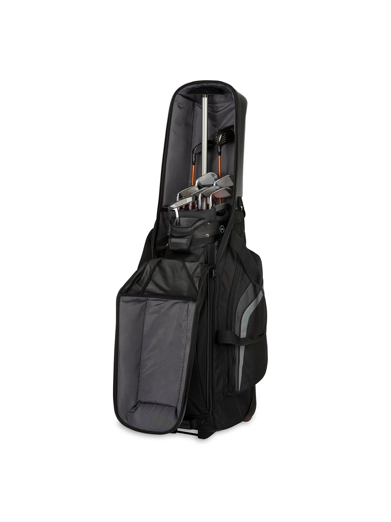 BagBoy T-10 Hard Top Golf Travel Cover - Black/Graphite 3 BagBoy T-10 Hard Top Golf Travel Cover - Black/Graphite - Image 3