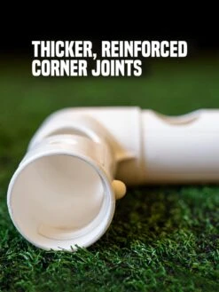 Football Flick 8 X 4 UPVC Goal -APPLE || PURE2IMPROVE || Sonik Sales Store QCAGF SQ7 0000000013 WHITE DGy1