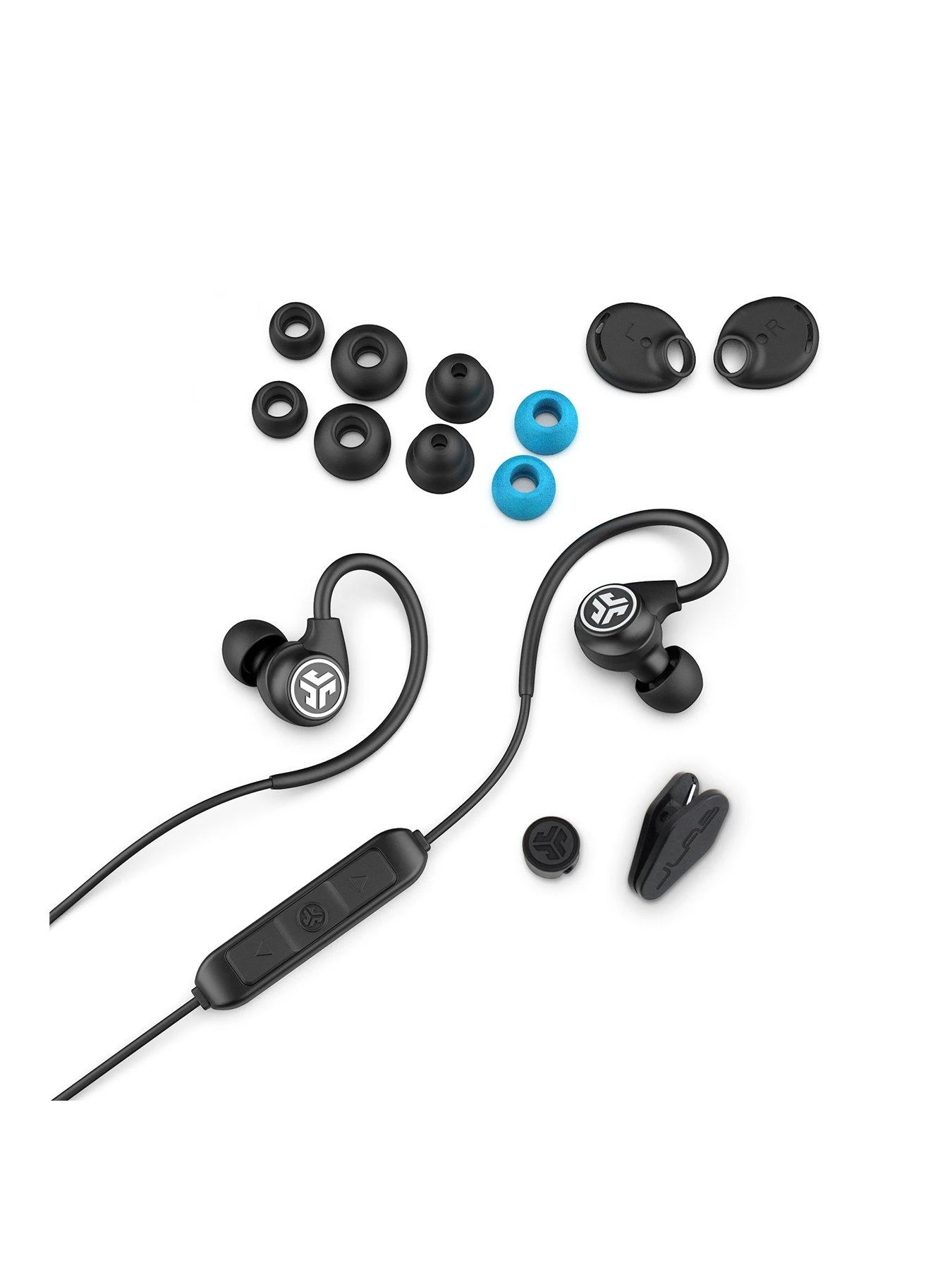 JLab Fit Sport Wireless Earbuds Black 3 JLab Fit Sport Wireless Earbuds Black - Image 3