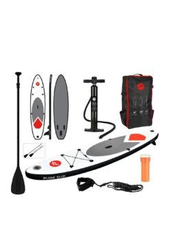 Pure 4 Fun PURE 305 SUP All-Round Inflatable Stand Up Paddle Board 10 Feet & Pump, Patch Tool, Foot Lead, Adjustable Paddle And Waterproof 2L Bag