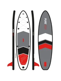 Pure 4 Fun PURE 320 SUP All-Round Inflatable Stand Up Paddle Board 10.5 Feet & Pump, Patch Tool, Foot Lead, Adjustable Paddle And Waterproof 2L Bag -APPLE || PURE2IMPROVE || Sonik Sales Store QQLQ9 SQ3 0000000088 NO COLOR SLd