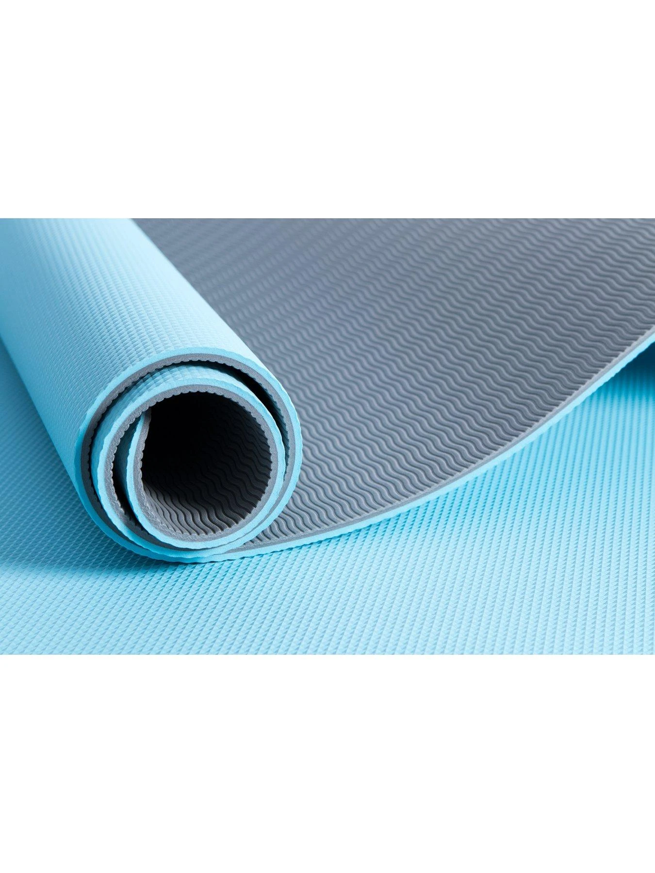 Pure2Improve Yoga Mat - Blue/Grey 5 Pure2Improve Yoga Mat - Blue/Grey - Image 5
