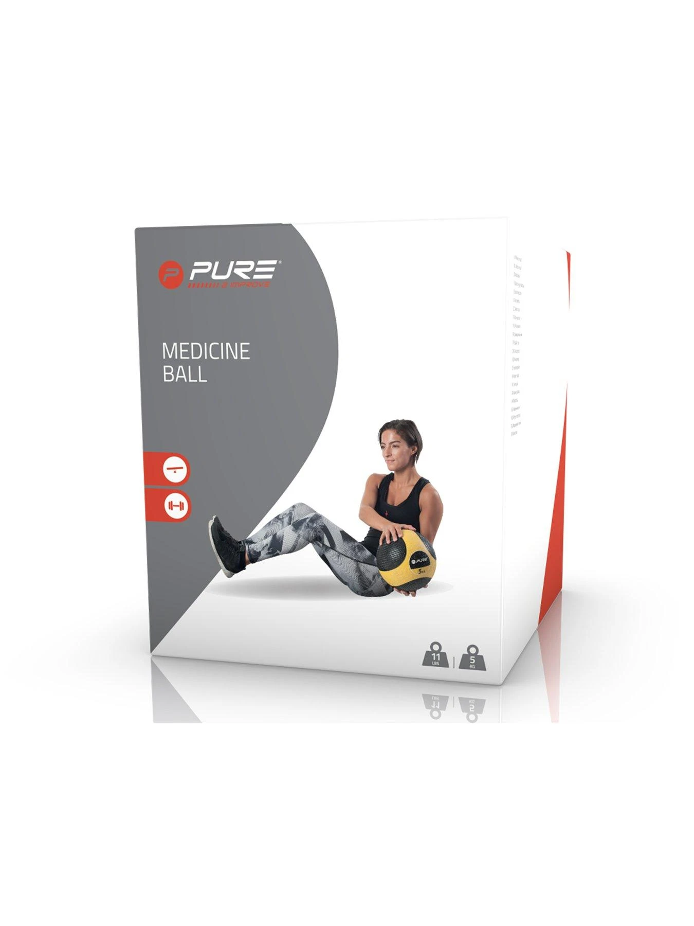 Pure2Improve Medicine Ball 5kg 7 Pure2Improve Medicine Ball 5kg - Image 7