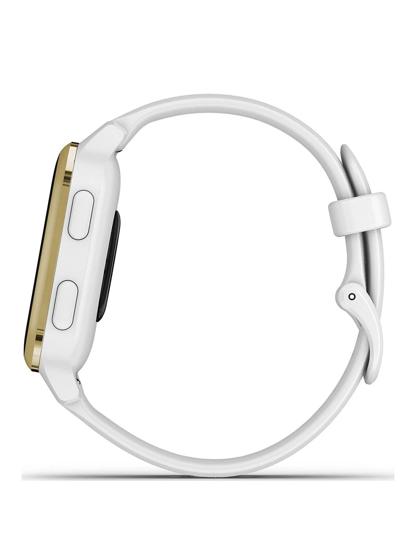 Garmin Venu Sq GPS Smartwatch With All-day Health Monitoring - Light Gold & White Band 2 Garmin Venu Sq GPS Smartwatch With All-day Health Monitoring - Light Gold & White Band - Image 2