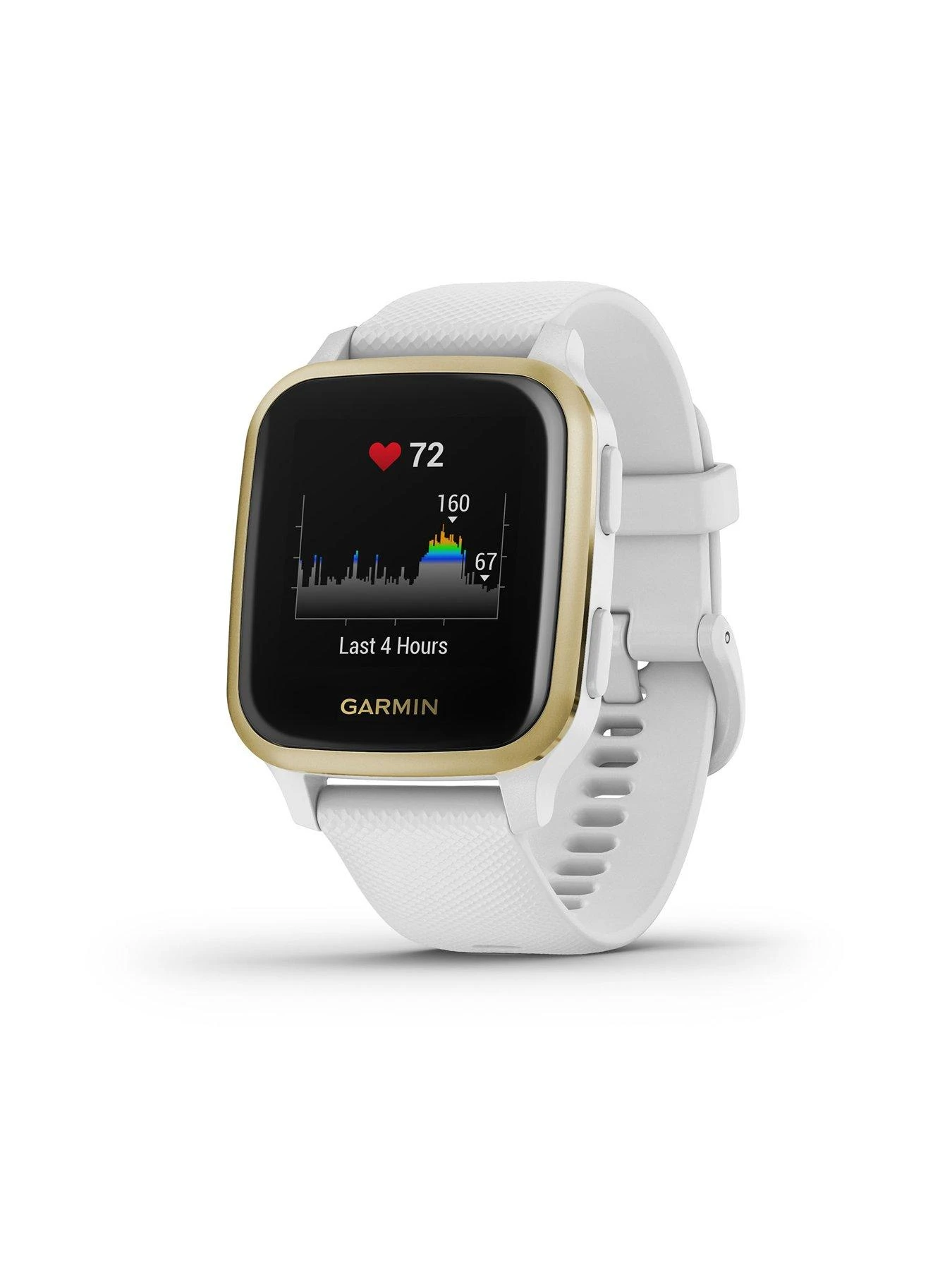 Garmin Venu Sq GPS Smartwatch With All-day Health Monitoring - Light Gold & White Band 4 Garmin Venu Sq GPS Smartwatch With All-day Health Monitoring - Light Gold & White Band - Image 4