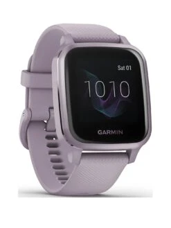 Garmin Venu® Sq, GPS Smartwatch With All-day Health Monitoring - Purple With Lavender Band