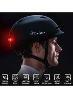 LIVALL C20 Smart Communter Helmet Blue 8 LIVALL C20 Smart Communter Helmet Blue -APPLE || PURE2IMPROVE || Sonik Sales Store RJ44V SQ3 0000000088 NO COLOR SLd