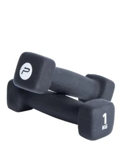 Pure2Improve Pair Of Neoprene Coated Dumbbells - 1kg