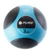 Pure2Improve Deluxe Medicine Ball 3kg - Light Blue/Black