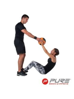 Pure2Improve Deluxe Medicine Ball 4kg -APPLE || PURE2IMPROVE || Sonik Sales Store RJUWF SQ5 0000000099 N A SLd2