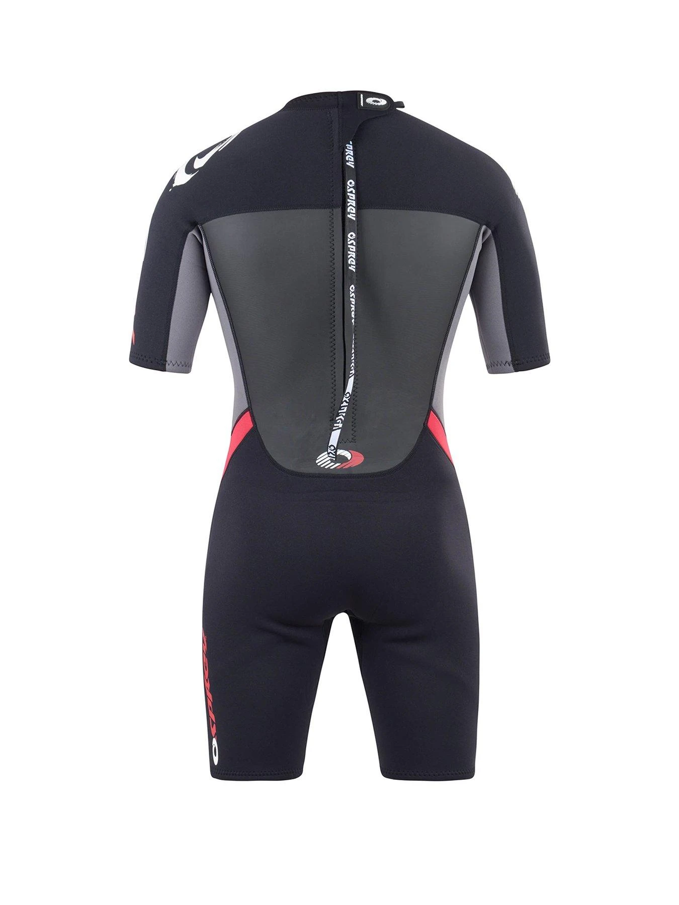 Osprey Origin Mens Shorty Wetsuit Black/Red 2 Osprey Origin Mens Shorty Wetsuit Black/Red - Image 2