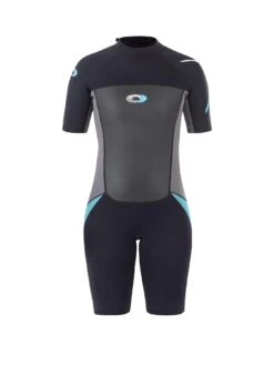 Osprey Origin Womens Shorty Wetsuit (Black/Blue)