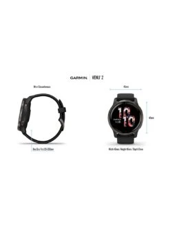 Garmin Venu 2 GPS Smartwatch -APPLE || PURE2IMPROVE || Sonik Sales Store RTU7Q SQ6 0000000183 SLATE SLd2