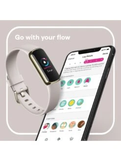 Fitbit Luxe Fitness Tracker - Soft Gold/Porcelain White -APPLE || PURE2IMPROVE || Sonik Sales Store RVNP6 SQ5 0000000013 WHITE SLd1