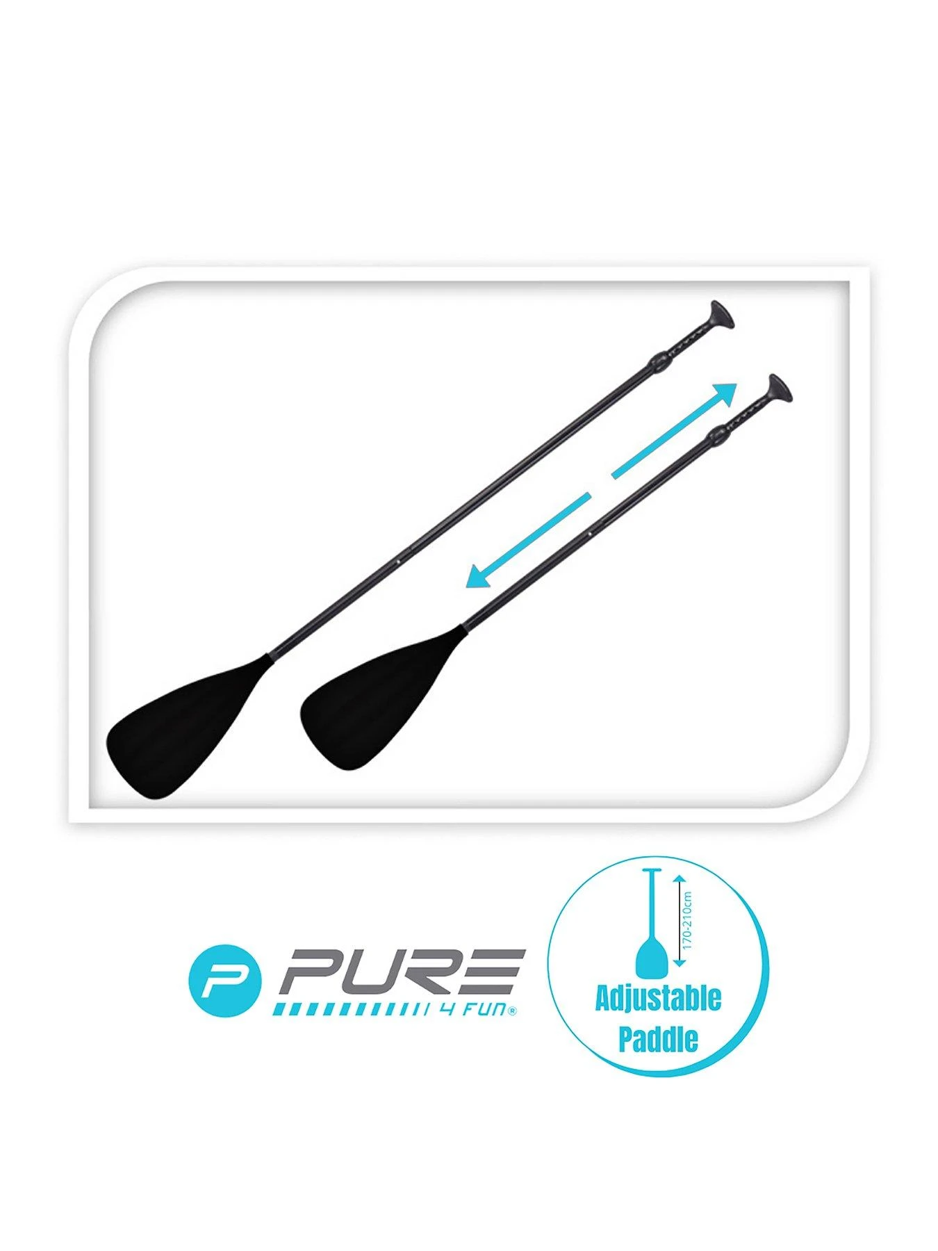 Pure4Fun Aluminium Paddle 1 Pure4Fun Aluminium Paddle