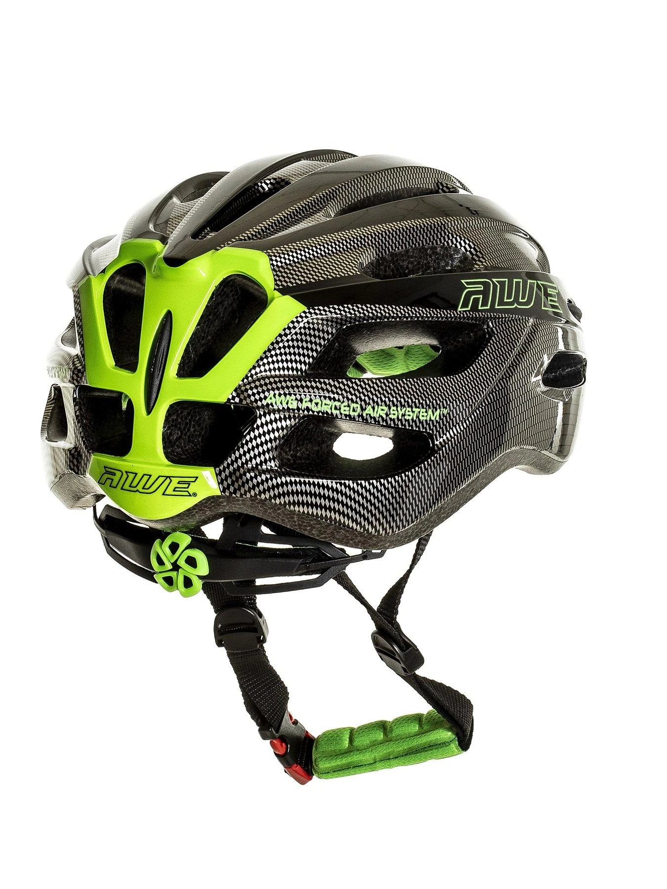 AWE AWESprint Road/Racing Helmet - Carbon/Lime, 58-61cm, Large 6 AWE AWESprint Road/Racing Helmet - Carbon/Lime, 58-61cm, Large - Image 6