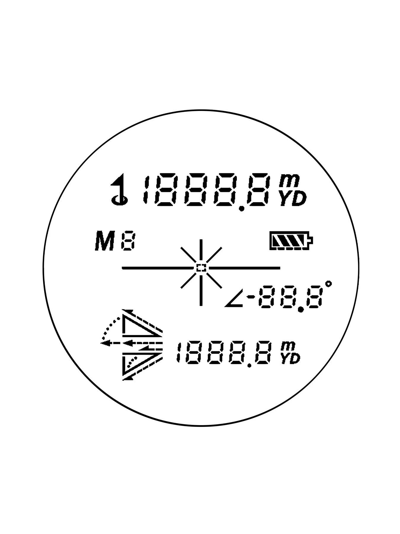 LONGRIDGE V800 HD Slope Laser Rangefinder 3 LONGRIDGE V800 HD Slope Laser Rangefinder - Image 3