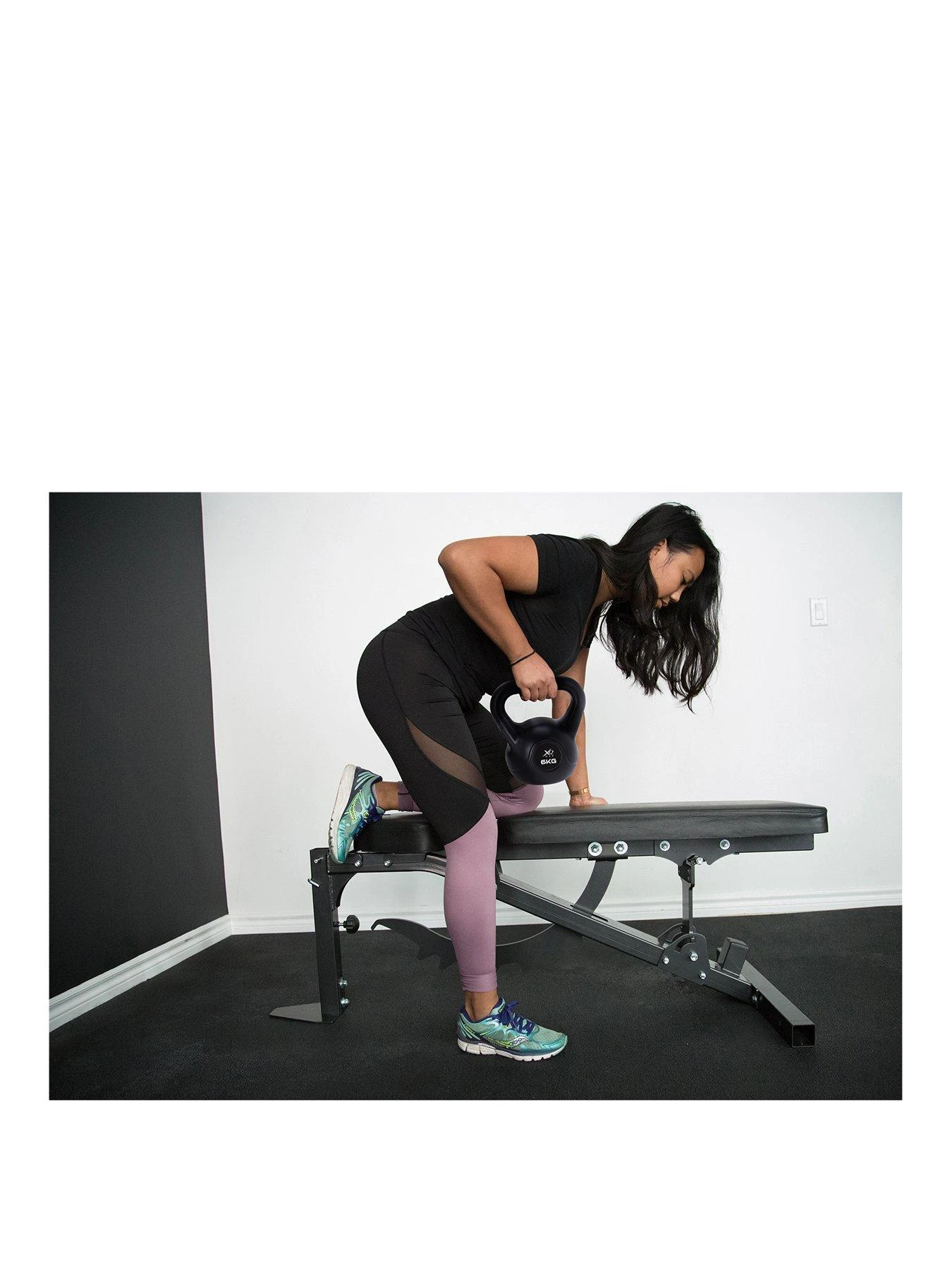 Non-Slip Kettlebell With Protective Vinyl Cover For Home Gym Fitness - 6kg 2 Non-Slip Kettlebell With Protective Vinyl Cover For Home Gym Fitness - 6kg - Image 2