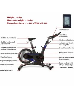 BH Fitness ICBS2 Studio Bike 13 BH Fitness ICBS2 Studio Bike -APPLE || PURE2IMPROVE || Sonik Sales Store TGTL3 SQ7 0000000099 N A DGy