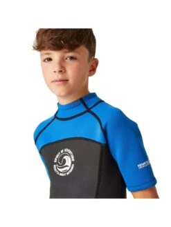 Regatta Junior Boys Shorty Wetsuit 6 Regatta Junior Boys Shorty Wetsuit -APPLE || PURE2IMPROVE || Sonik Sales Store THGFG SQ3 0000000024 BLACK BLUE SLd
