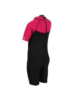Regatta Junior Girls  Shorty Wetsuit -APPLE || PURE2IMPROVE || Sonik Sales Store THGFH SQ3 0000000156 BLACK PINK SLd