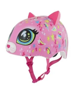 Raskullz Astro Cat Pink Toddlers Cycle Helmet (48-52cm)